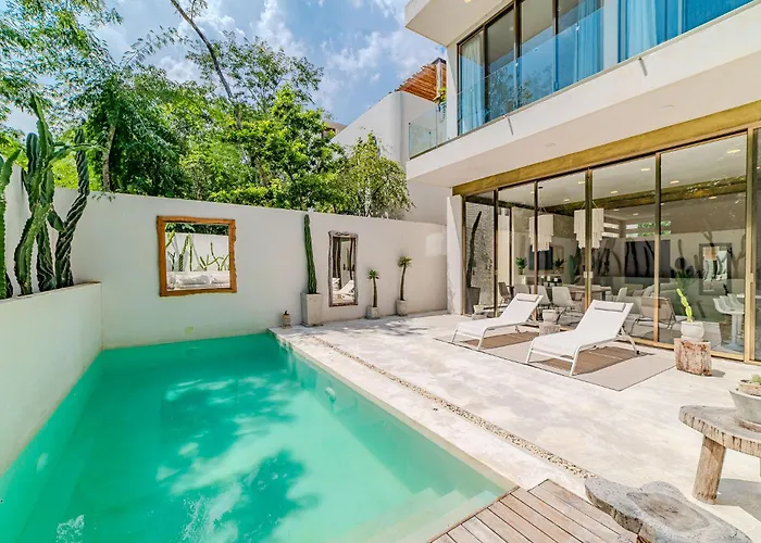Tulipan Modern 4 Bedroom 4 Bathroom And Private Pool * Tulum